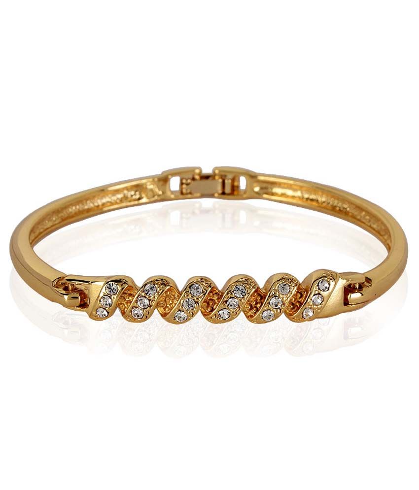 Estelle Gold Plated Bracelet With Crystals Buy Estelle Gold Plated