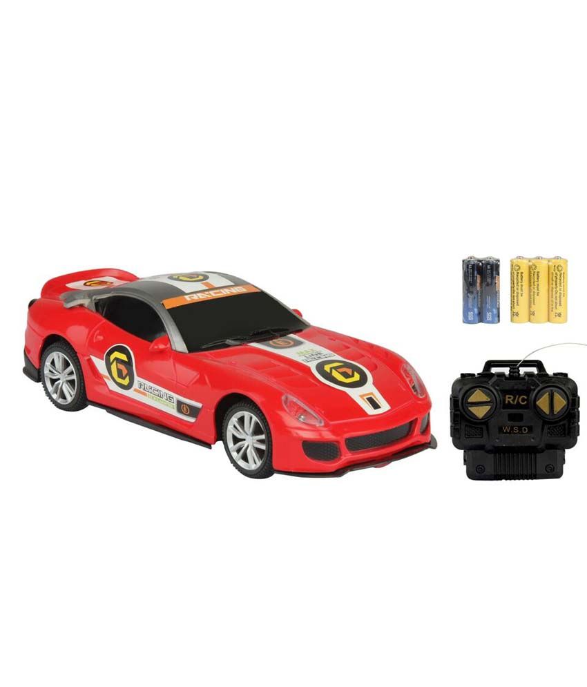 red remote car