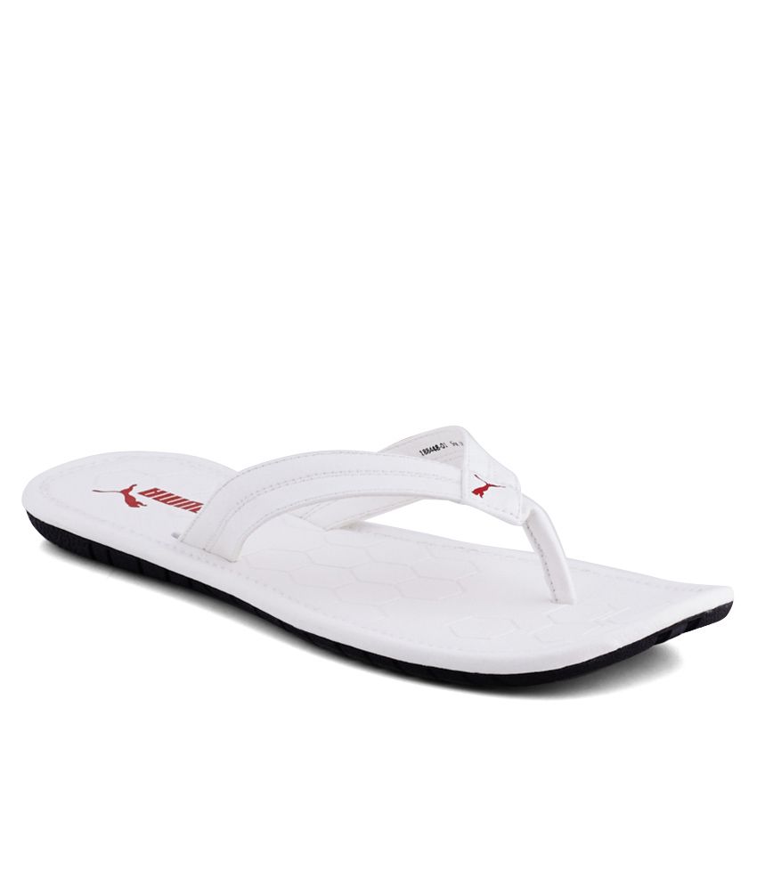 puma white slippers online shopping 