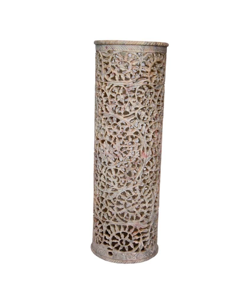 Shoppersbeach Brown Marble Vase & Flower Pipe Buy Shoppersbeach Brown