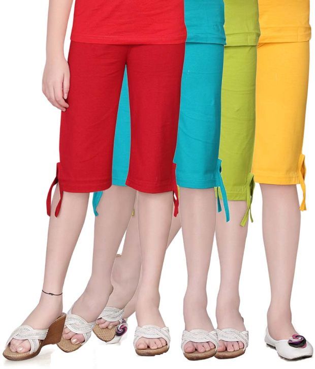     			Sini Mini - Multicolor Cotton Girls Capris ( )