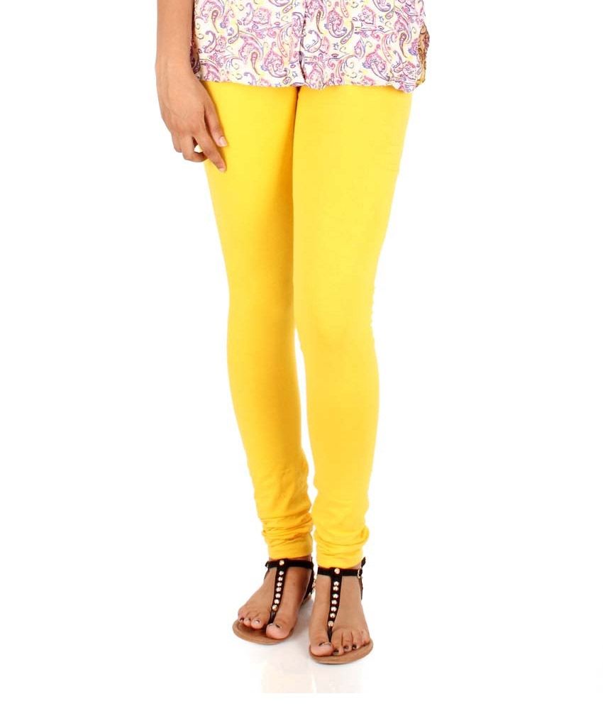 yellow leggings with pockets