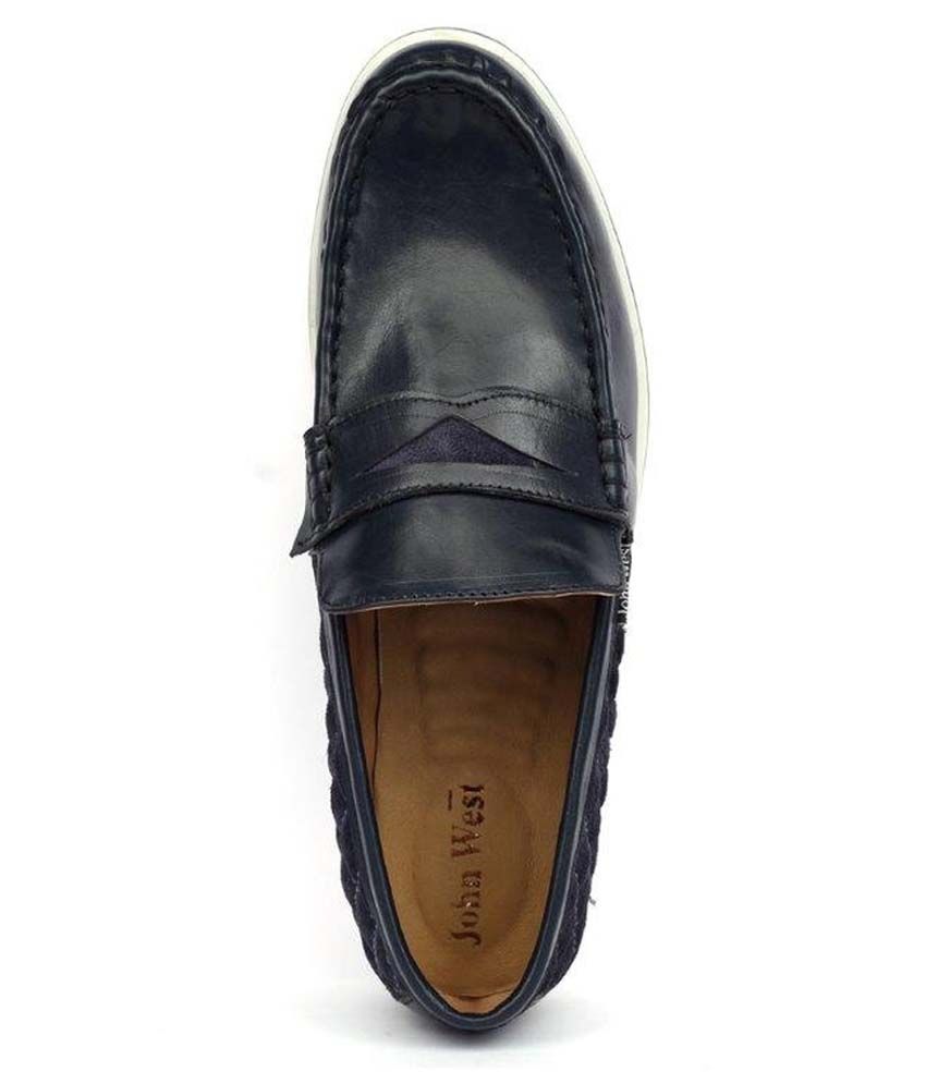 John West Blue Loafers Casual Shoes - Buy John West Blue Loafers Casual ...