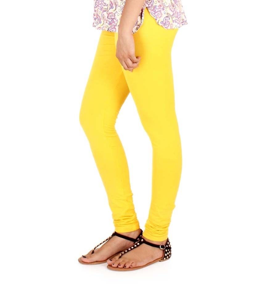 yellow leggings with pockets