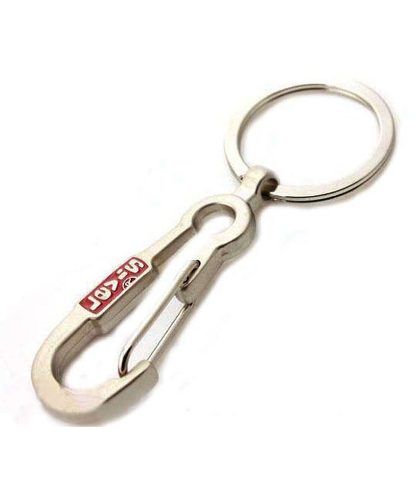 Semsons Levis Full Metal Imported Key Chain Ring With Hook: Buy Online ...