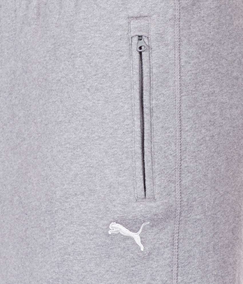 puma gray joggers