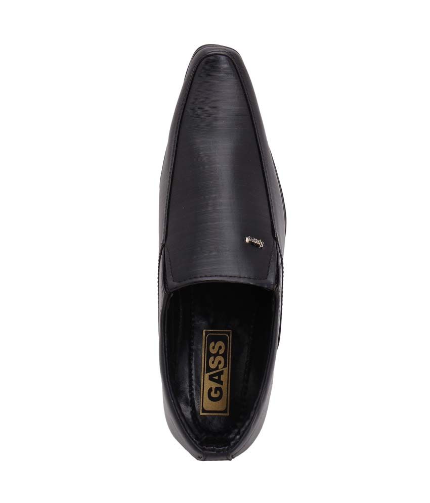 Gass Black Formal Shoes Price in India- Buy Gass Black Formal Shoes ...