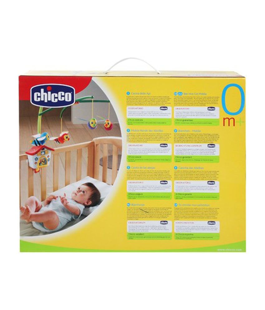 chicco bee hive cot mobile