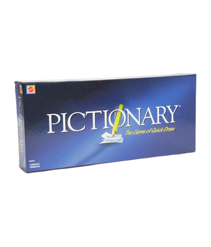 Mattel Pictionary The Game of Quick draw Board Game - Buy Mattel ...