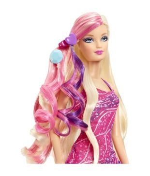 barbie glam hair