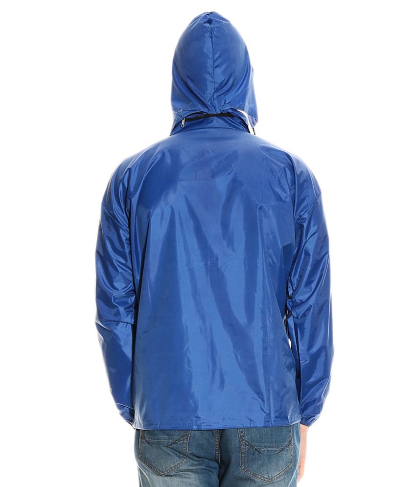 Arban Royal Blue Raincoat with Hood & Key Chain Buy Online Rs
