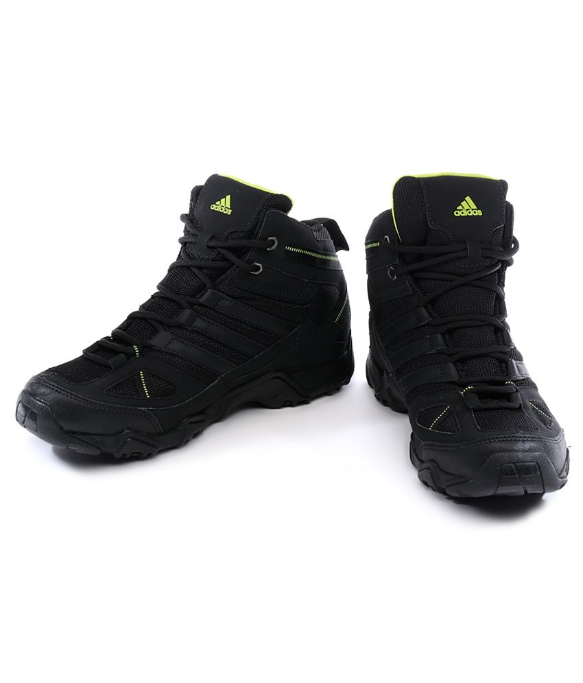 adidas men's xaphan mid black and green
