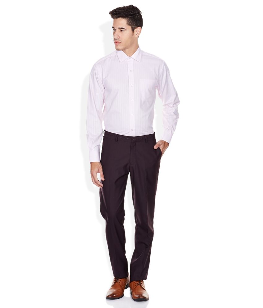 John Players Mens Slim Fit Formal Trousers JFMWTRS180052005Jet Black36   Amazonin Fashion