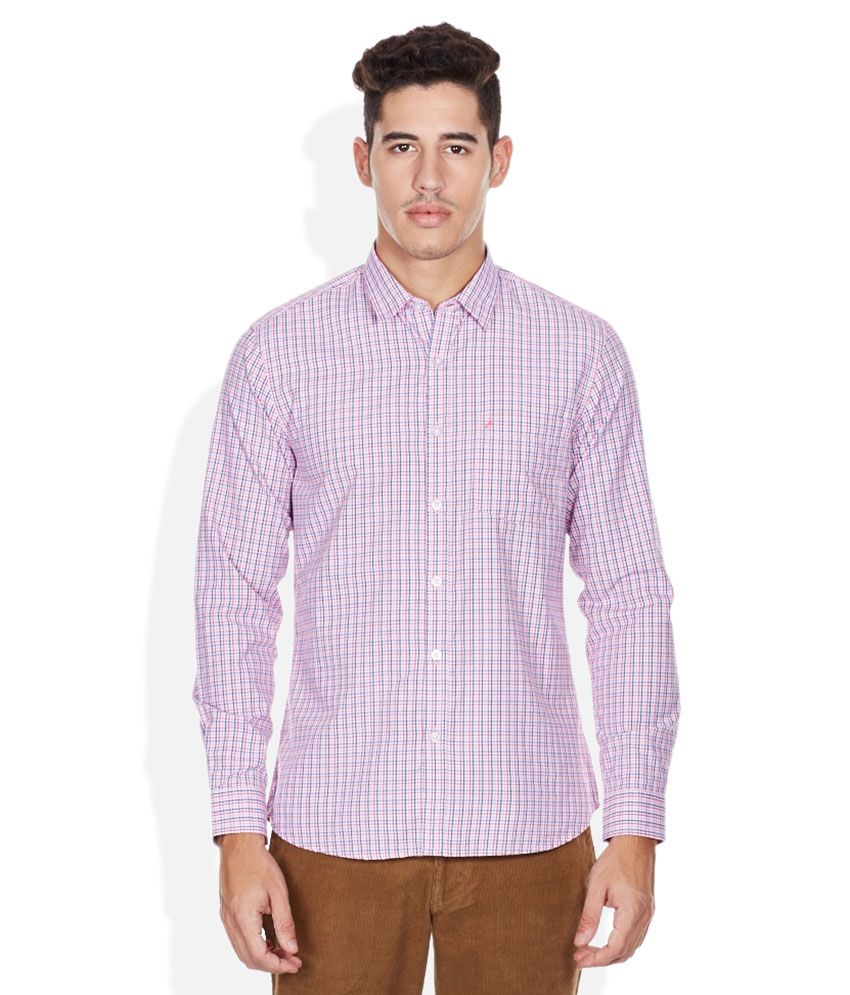 pink and blue shirt men's