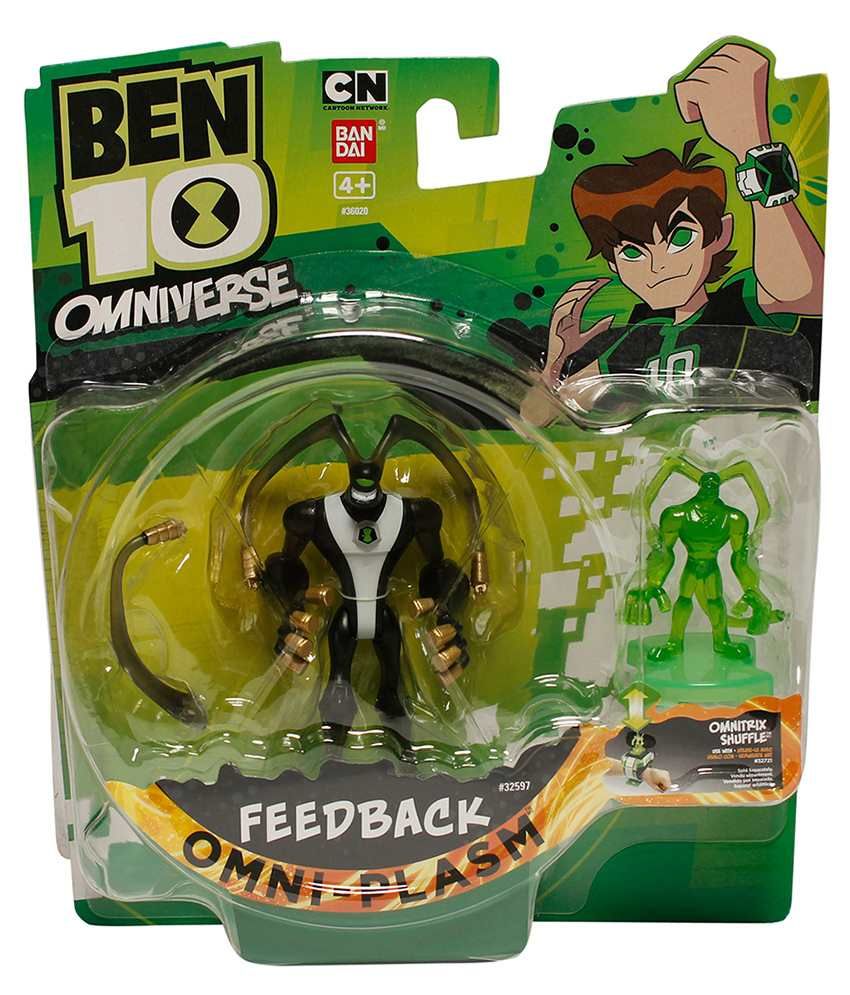 Ben 10 Fusion Feedback With Hour Glass Figure Action Figures 4 Inches ...