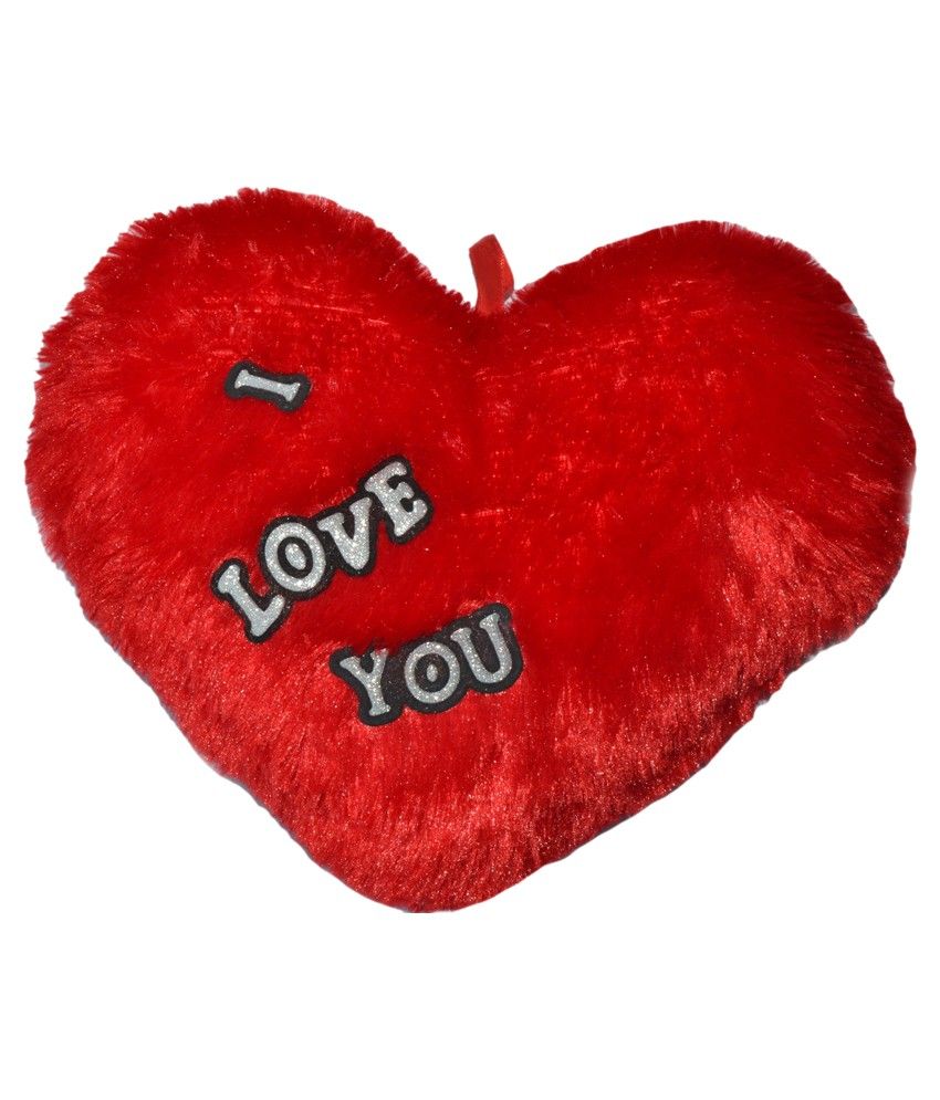 red heart soft toy