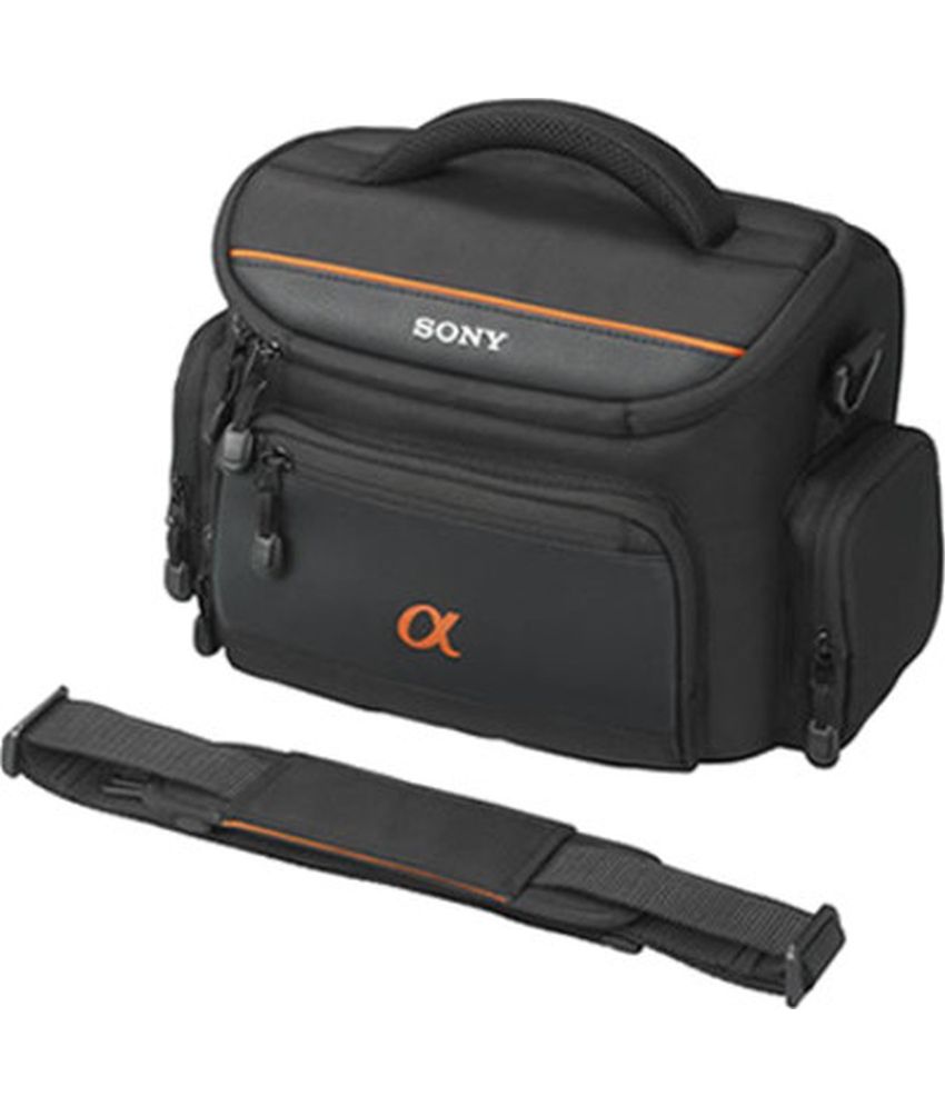 sony lcscsvf b dsc carrying case black Sony lcs-csh handycam camcorder case + 3 dvds + accessory kit for