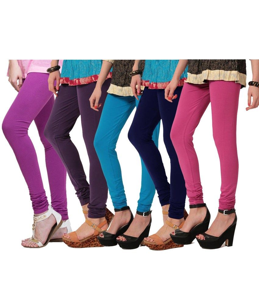 Angel Soft Multi Cotton Leggings Pack 