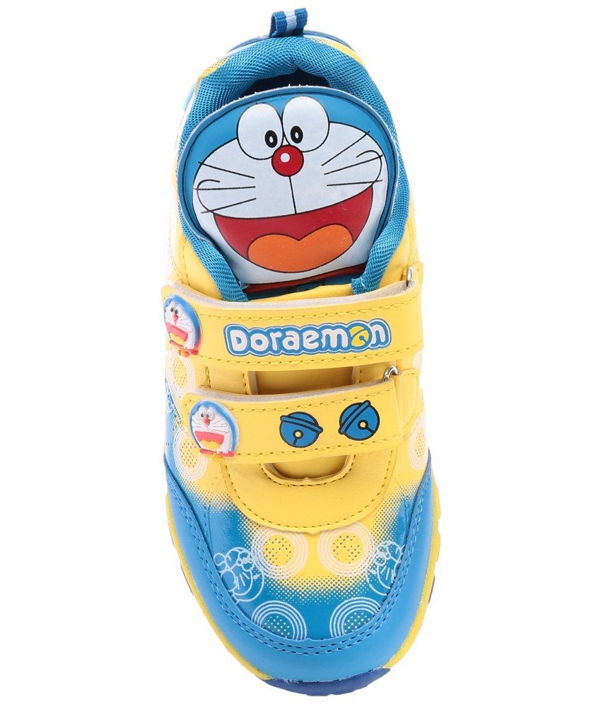 Doraemon Blue & Yellow Sneaker Shoes for Boys Price in India Buy