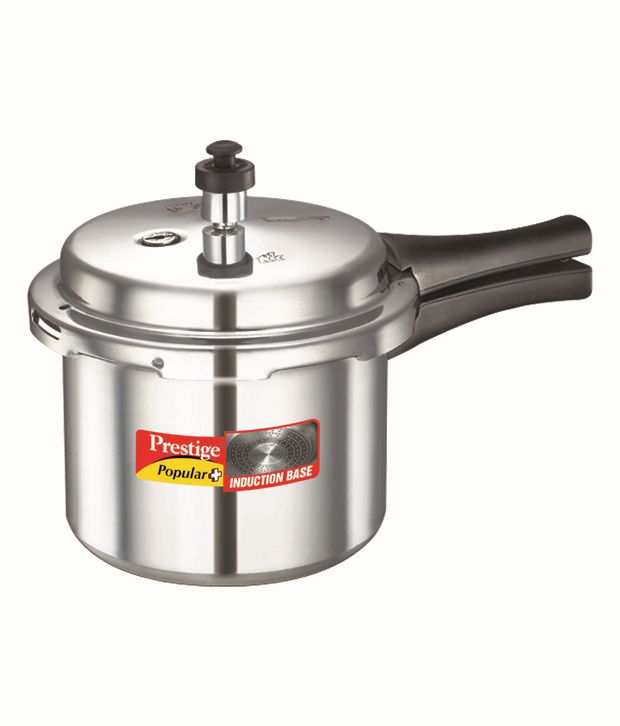 For 680/-(44% Off) Prestige Popular Plus 3 LTR Outer Lid - Aluminium Pressure Cooker, induction base at Snapdeal