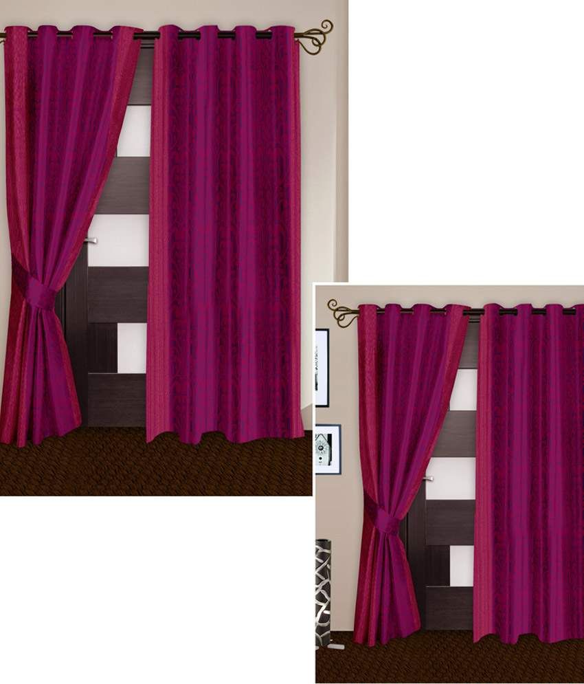 StoryHome Set of 4 Door Eyelet Curtains Buy StoryHome Set of 4 Door