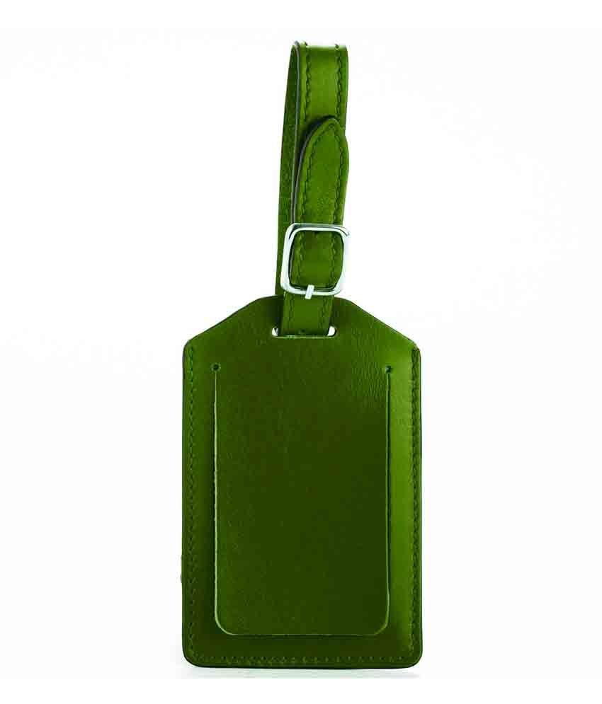 Leder Design International Green Luggage Tag Buy Leder Design
