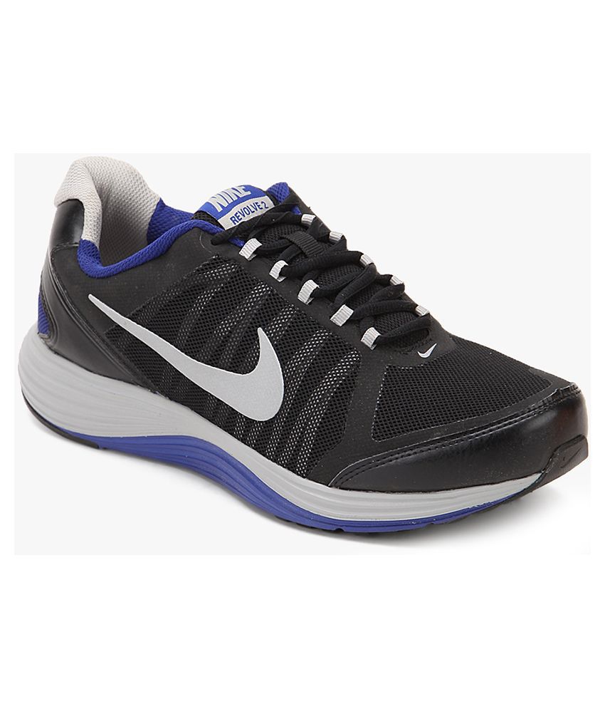 Buy Nike Revolve 2 Black Sports Shoes for Men | Snapdeal.com