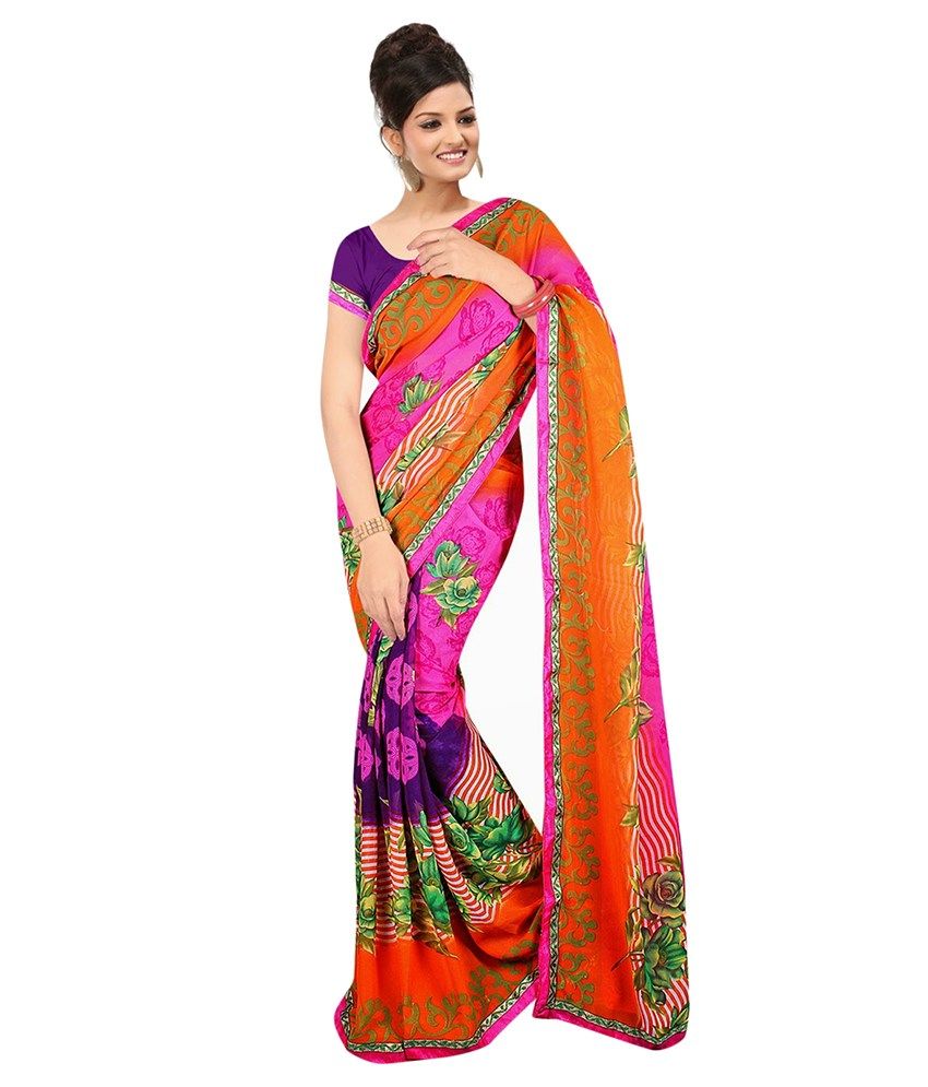 chiffon sarees online low price