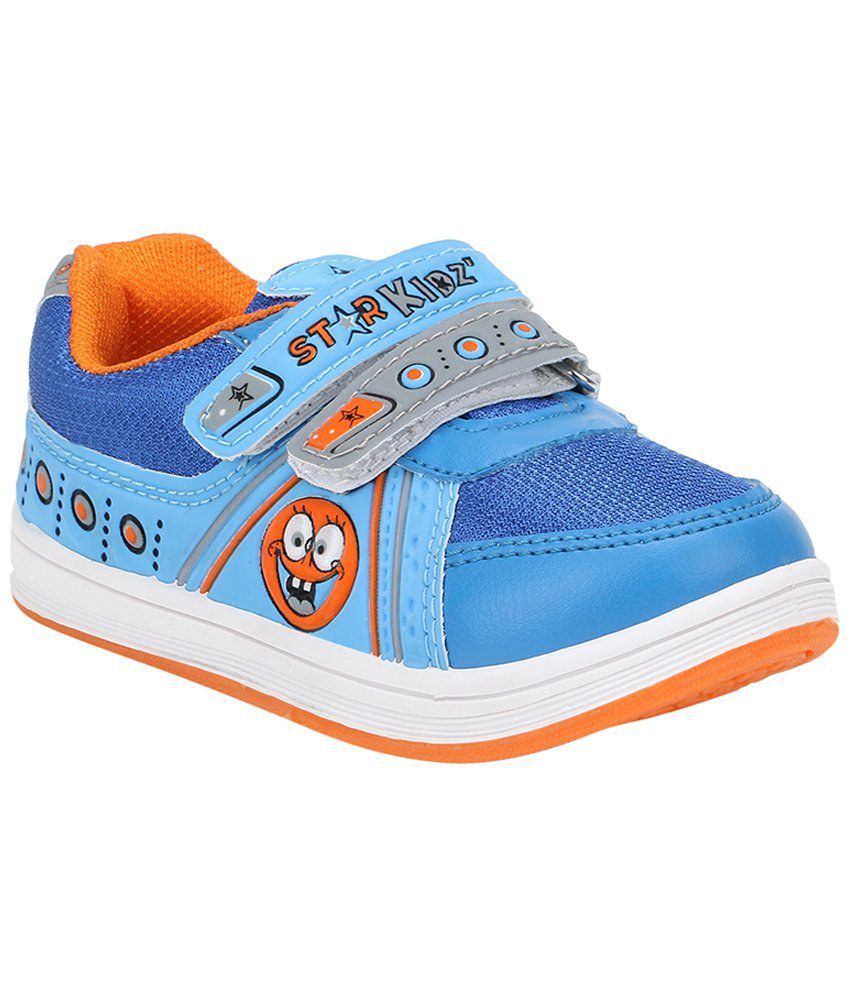 Lancer_Star Kidz Blue Faux leather Casual Shoes For Kids Price in India ...