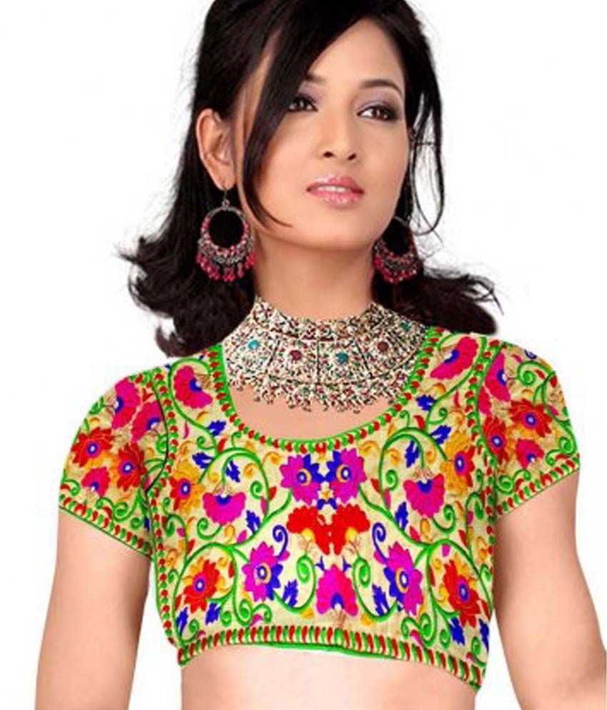 multi color readymade blouse