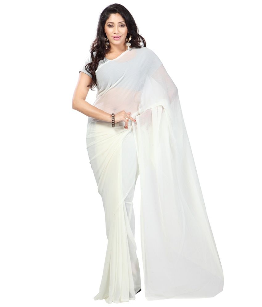 pure chiffon rajputi saree