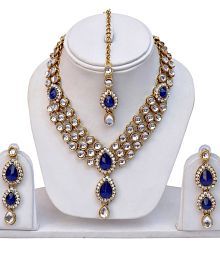 اطقم المعلم كرسكنديور  زمرد Lucky-Jewellery-Antique-Blue-Designer-SDL448510152-1-ad6f6