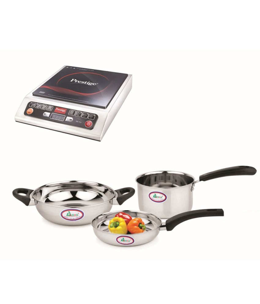 prestige induction bottom cookware set