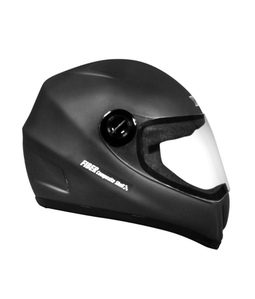 Yuva Composites Black Full Face Helmets 
