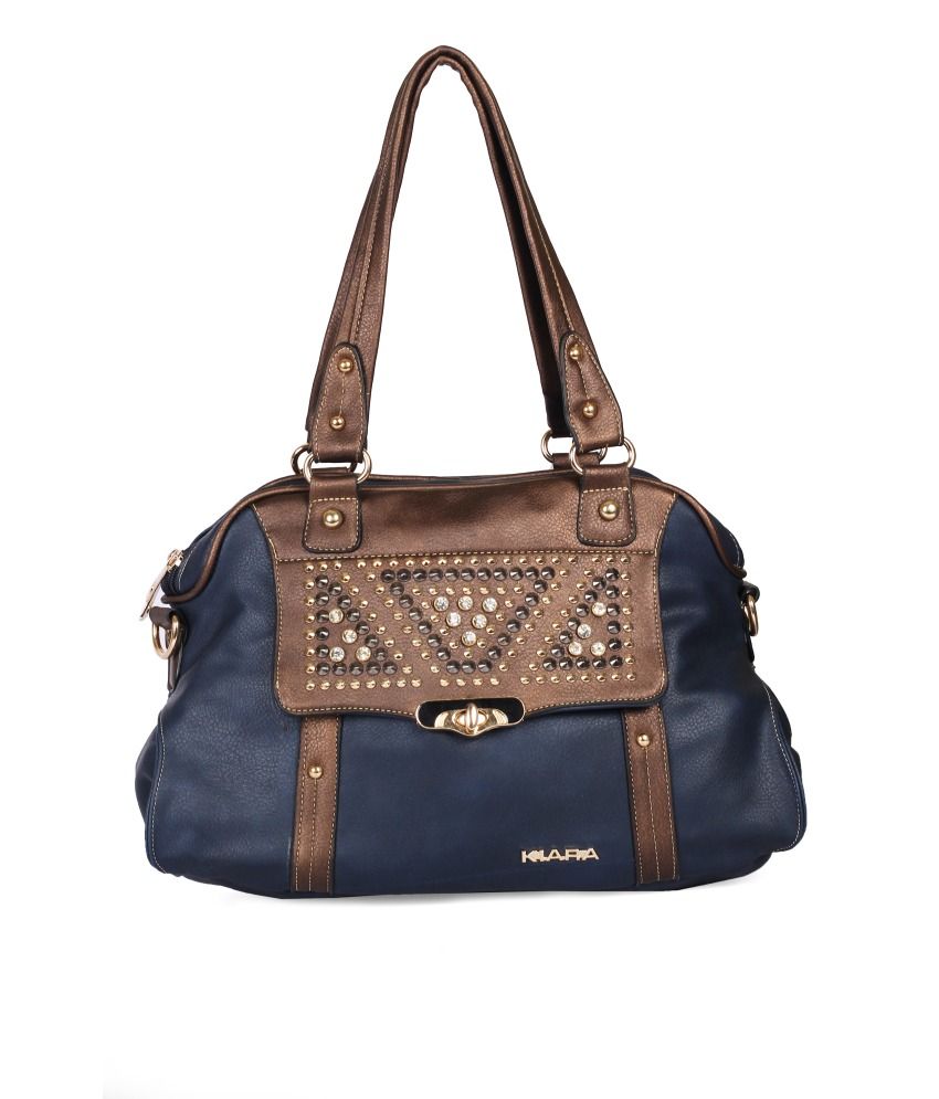 navy shoulder handbag