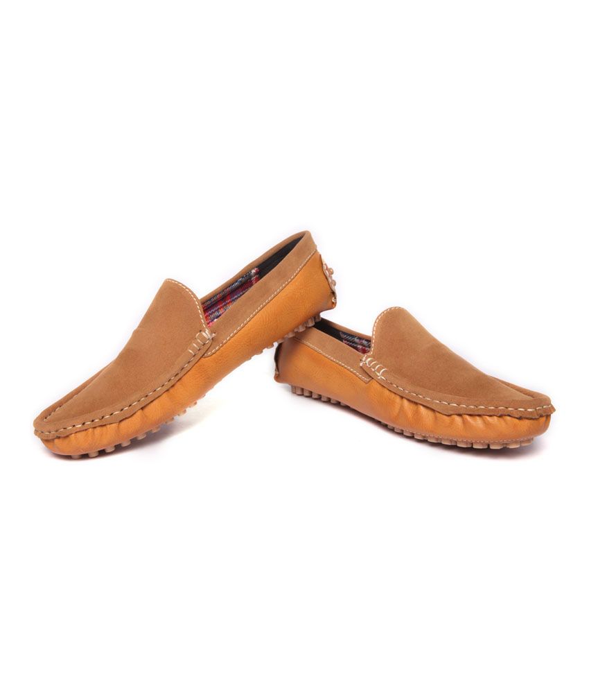 Damochi Tan Loafers - Buy Damochi Tan Loafers Online at Best Prices in India on Snapdeal
