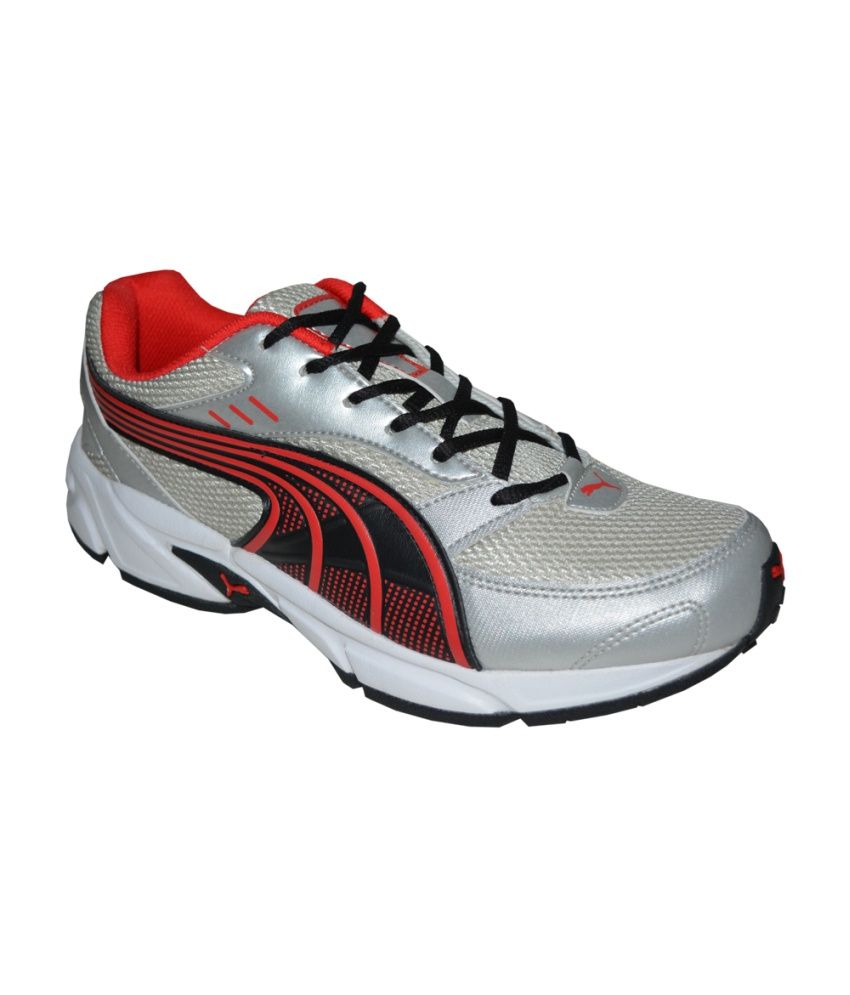 Puma Neptune Grey & Red Shoe Price in India- Buy Puma Neptune Grey ...