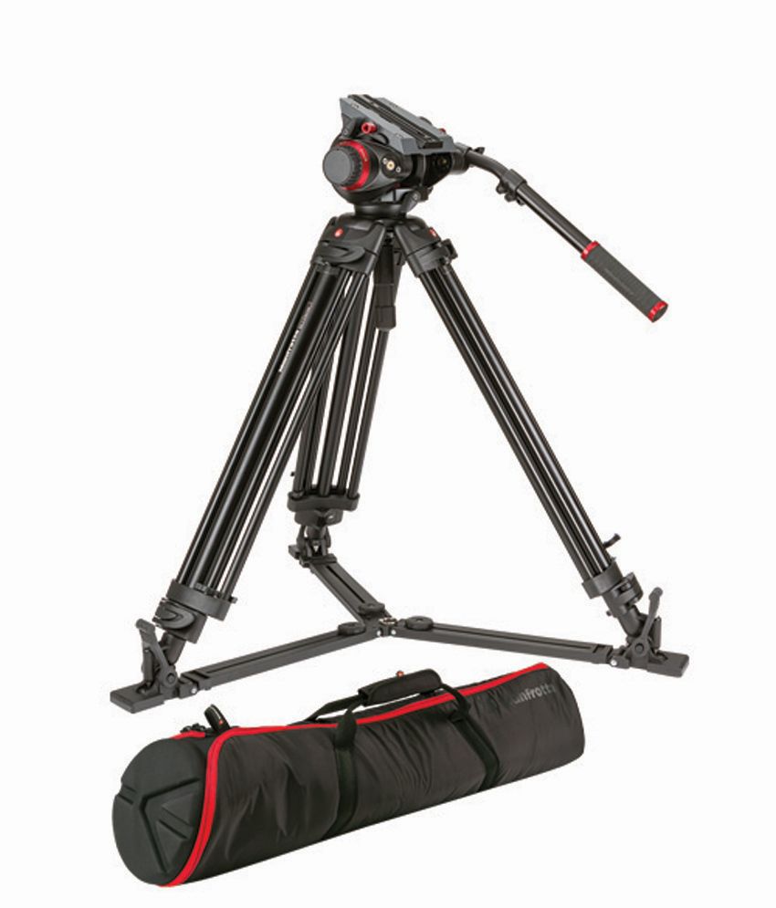 Manfrotto 504HD, 546GBK Manfrotto Tripod Kit Price in India- Buy