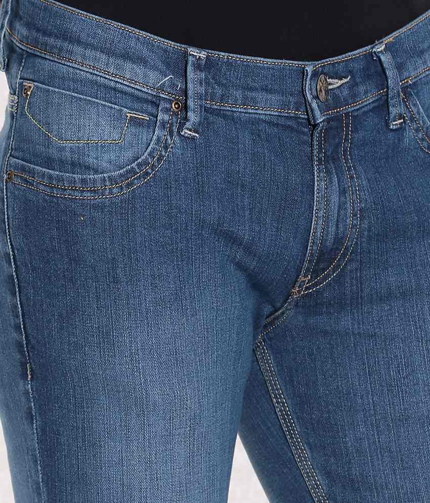 Lee Blue Medium Wash Slim Fit Jeans - Buy Lee Blue Medium Wash Slim Fit ...