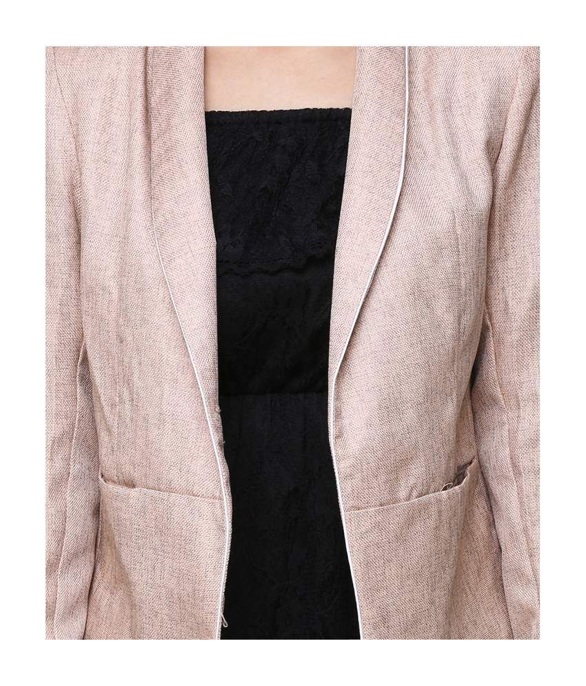 Buy Yepme Beige Cotton Blazers Online at Best Prices in India Snapdeal