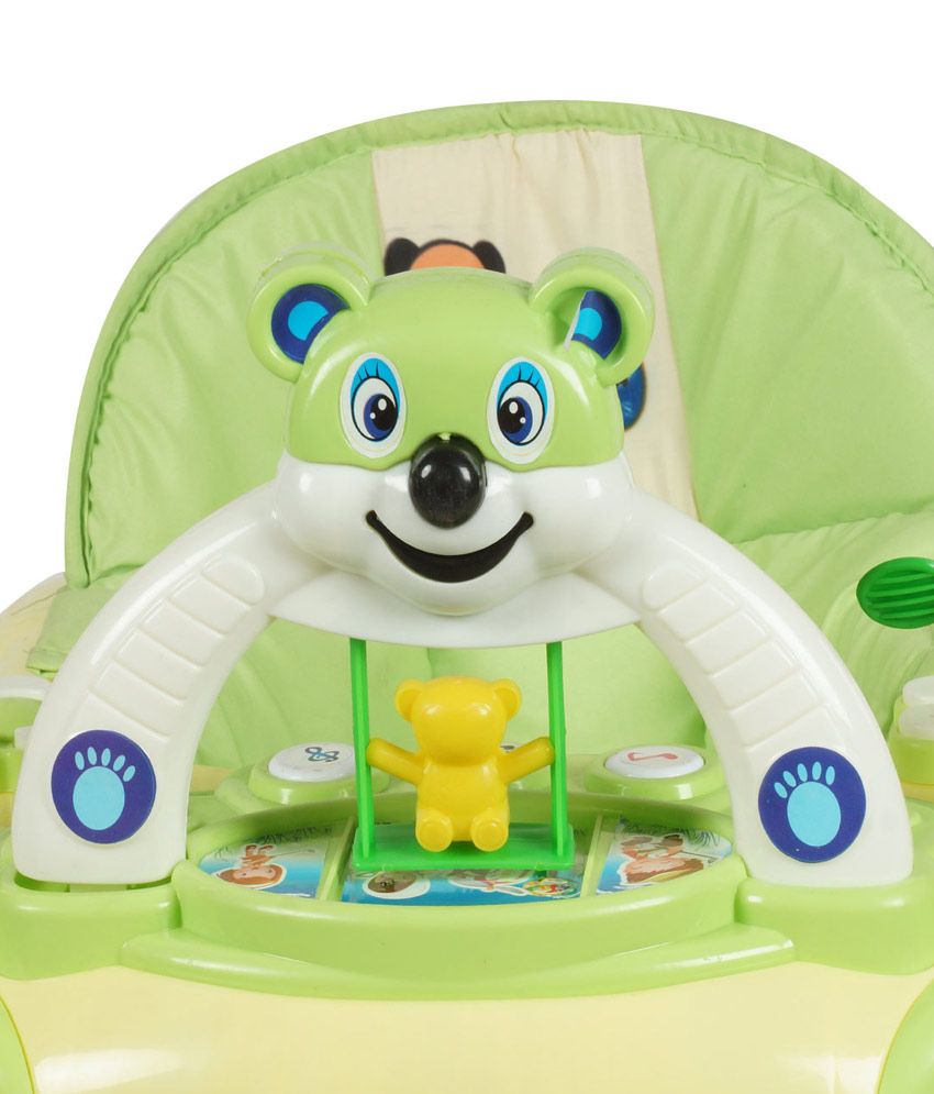 Panda Green Plastic Baby Walker & Rocker Buy Panda Green Plastic Baby