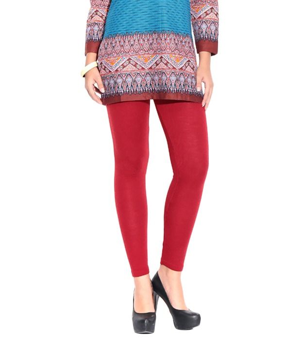 maroon plus size leggings