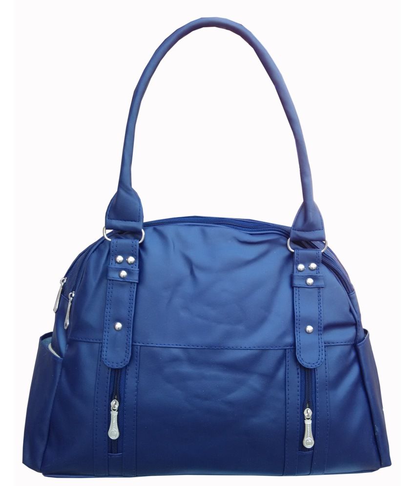 Maayas Stylish Blue Handbag - Buy Maayas Stylish Blue Handbag Online at ...