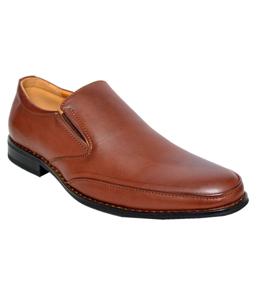 ZEPPO TJTJ Brown Formal Shoes Price in India- Buy ZEPPO TJTJ Brown ...
