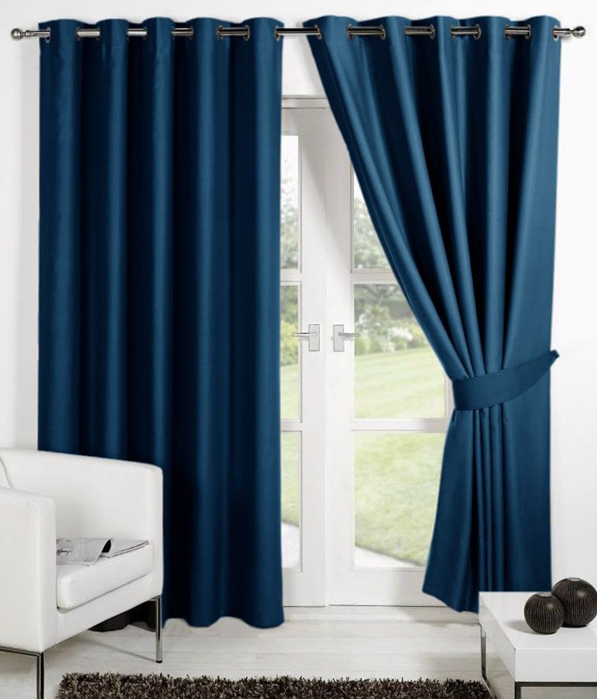 Homec Set Of 4 Long Door Eyelet Curtains Buy Homec Set Of 4 Long