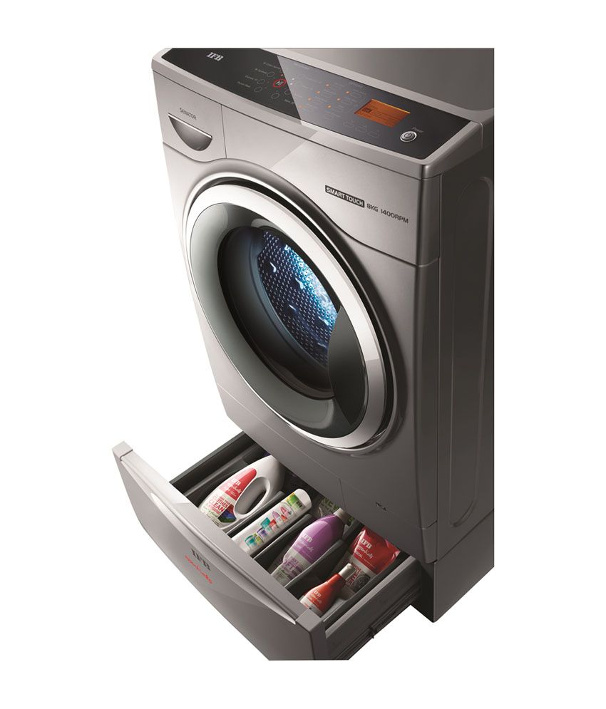 Ifb Front Door Washing Machine Part - 17: ... IFB 8 Kg Senator Smart Touch Fully Automatic Front Load Washing Machine - Silver ...