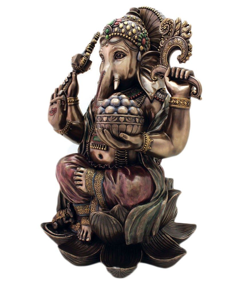 Collectible India Black Resin Ganesha Idol: Buy Collectible India Black ...