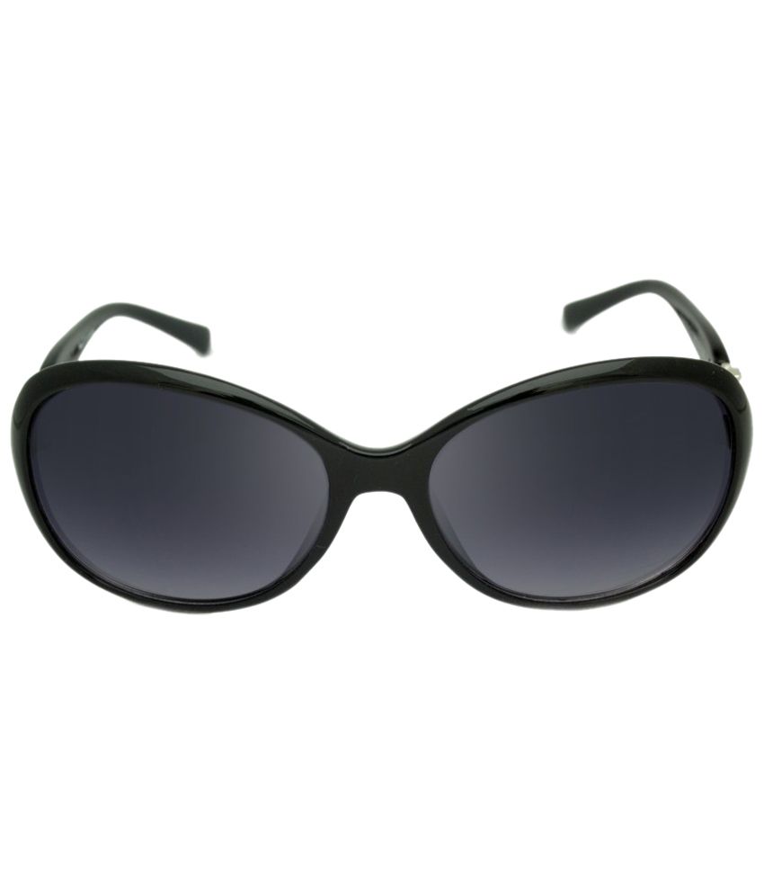 MacV Black & Blue Oval Sunglasses for Women - Buy MacV Black & Blue ...