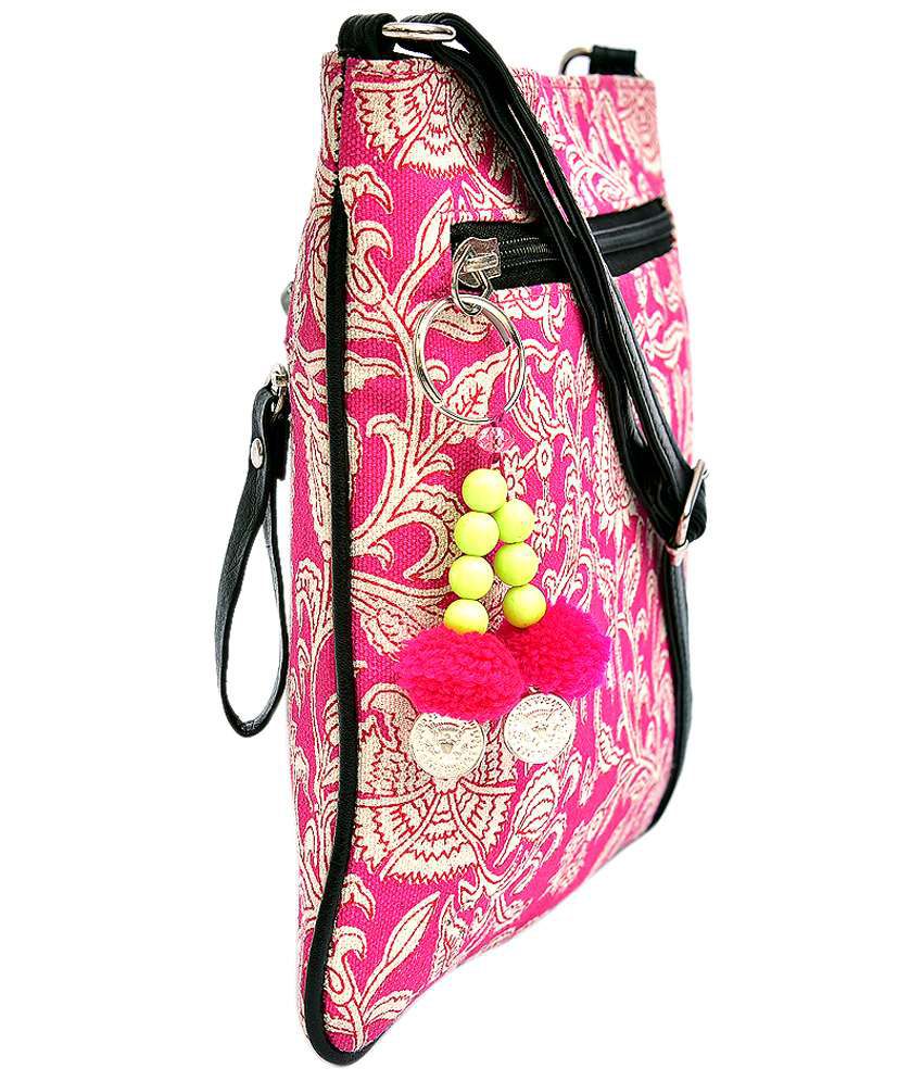 Pick Pocket Combo65 Pink Sling Bags - Buy Pick Pocket Combo65 Pink ...