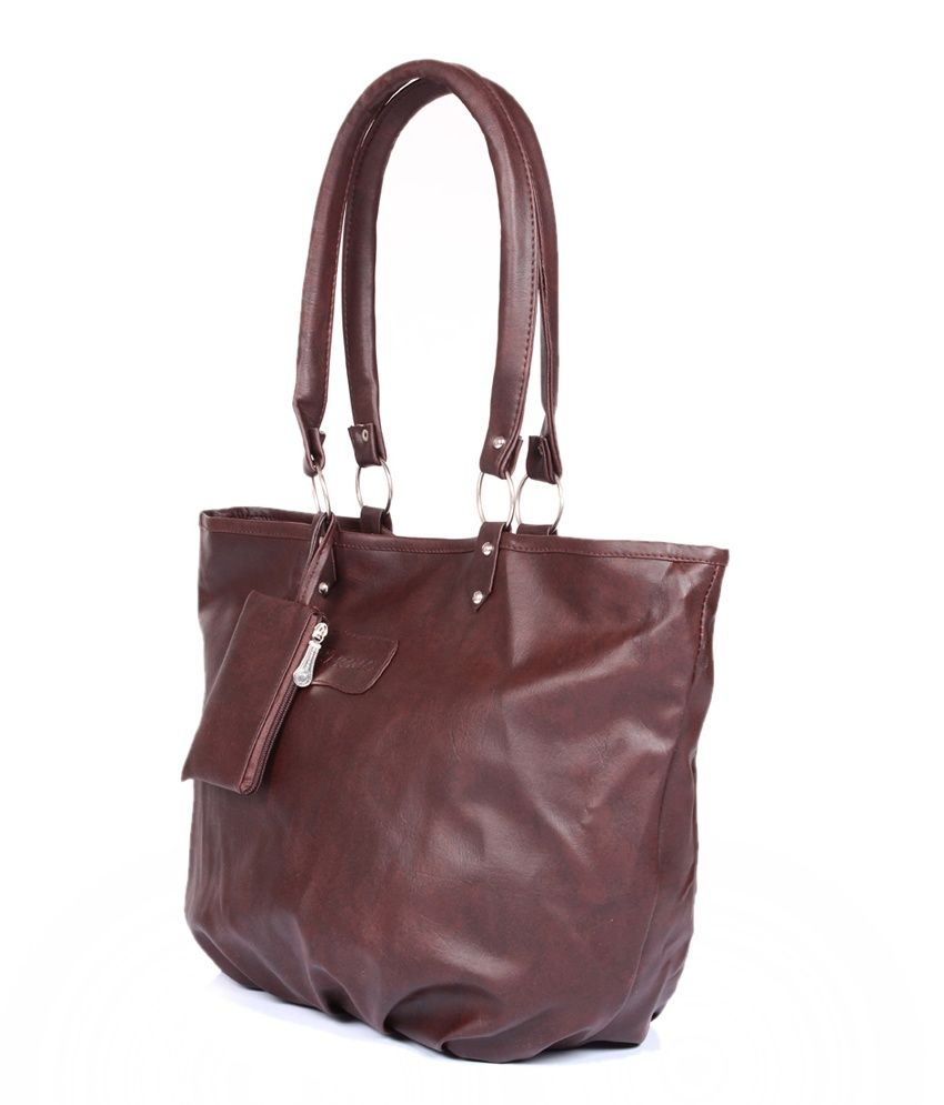 AFH Brown Non Leather Shoulder Bags Buy AFH Brown Non Leather